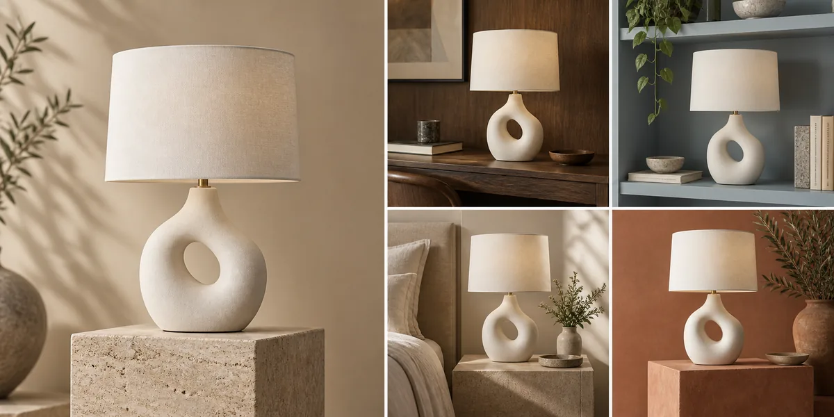 A reference lamp and a collection of creative campaign directions